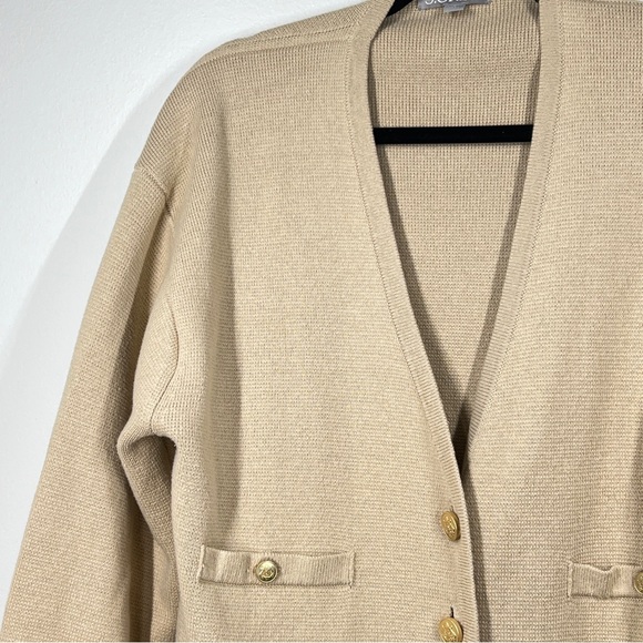 J CREW Women’s Size S Knit Cardigan. Camel Color. Gold buttons. Pockets. - Picture 12 of 12